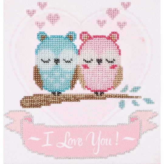 Image 1 of VDV I Love You Embroidery Kit