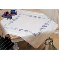Image of Vervaco Lavender Tablecloth Cross Stitch Kit