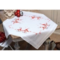 Image of Vervaco Christmas Gnomes Tablecloth Cross Stitch Kit
