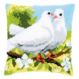 Vervaco Doves Cushion Cross Stitch Kit