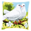 Image of Vervaco Doves Cushion Cross Stitch Kit