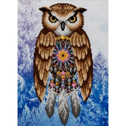 VDV Dream Catcher Owl Embroidery Kit