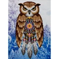 Image of VDV Dream Catcher Owl Embroidery Kit