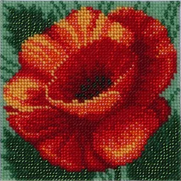 VDV Red Poppy Embroidery Kit