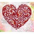Image of VDV Heart Shaped Lace Embroidery Kit