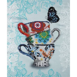 VDV Elegant Tea Ceremony Embroidery Kit