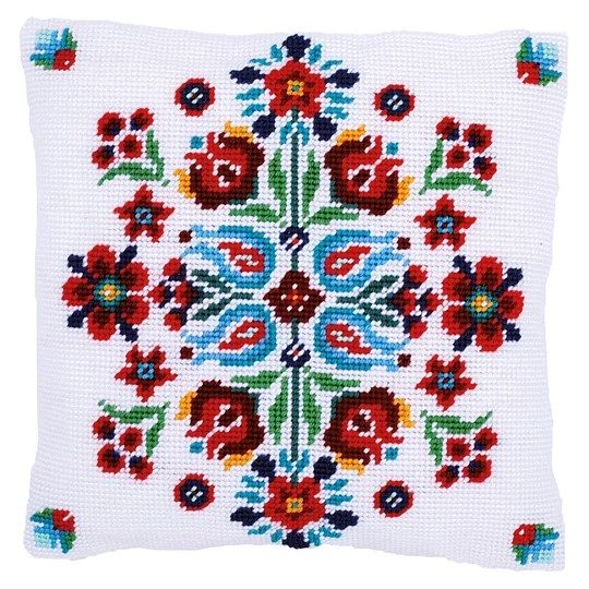 Image 1 of Vervaco Folklore Cushion II Tapestry Kit