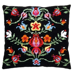 Vervaco Folklore Cushion II Tapestry Kit