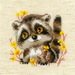 RIOLIS Little Raccoon Cross Stitch Kit