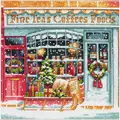 Image of Dimensions Coffee Shope Christmas Cross Stitch Kit