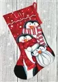 Image of Dimensions Holiday Penguins Stocking Tapestry Kits