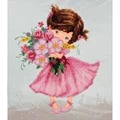 Image of VDV Girl with a Bouquet Embroidery Kit