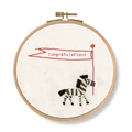 Image of DMC Congratulations! Zebra Embroidery Kit