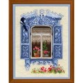 Image of RIOLIS Window with Magpie Cross Stitch Kit