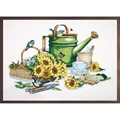 Image of Janlynn Watering Can Cross Stitch Kit