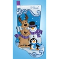 Image of Design Works Crafts Winter Friends Stocking Christmas Craft Kit