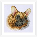 Image of Merejka French Bulldog Cross Stitch Kit