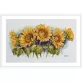 Image of Merejka Bright Sunflowers Cross Stitch Kit
