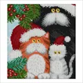 Image of VDV Christmas Cats Embroidery Kit