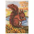 Image of Anchor Red Squirrel Cross Stitch Kit
