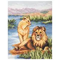 Image of Anchor Lions Cross Stitch Kit