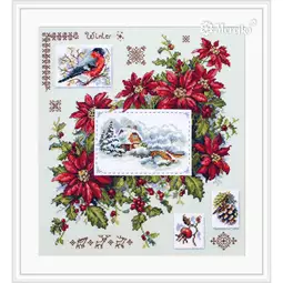 Merejka Winter Sampler Christmas Cross Stitch Kit