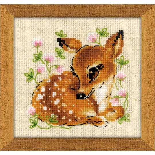 Image 1 of RIOLIS Little Deer Cross Stitch Kit