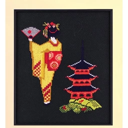 Pako Giesha Pagoda Cross Stitch Kit