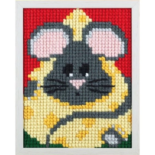 Image 1 of Pako Mouse Cross Stitch Kit