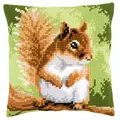 Image of Vervaco Squirrel Cushion Cross Stitch Kit