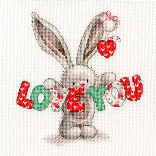 Image 1 of Bothy Threads Love You Wedding Sampler Cross Stitch Kit