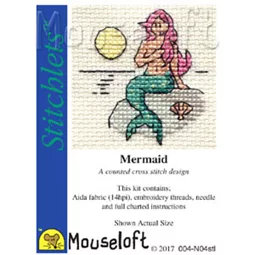 Mouseloft Mermaid Cross Stitch Kit
