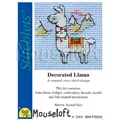 Image of Mouseloft Decorated Llama Cross Stitch Kit