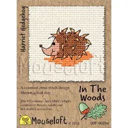 Mouseloft Harriet Hedgehog Cross Stitch Kit
