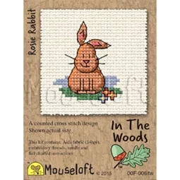 Mouseloft Rosie Rabbit Cross Stitch Kit