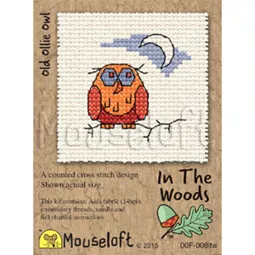 Mouseloft Old Ollie Owl Cross Stitch Kit
