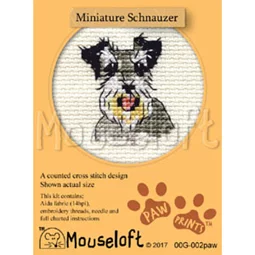 Mouseloft Miniature Schnauzer Cross Stitch Kit