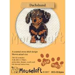 Mouseloft Dachshund Cross Stitch Kit