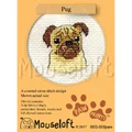 Image of Mouseloft Pug Cross Stitch Kit