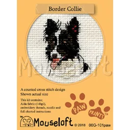 Mouseloft Border Collie Cross Stitch Kit