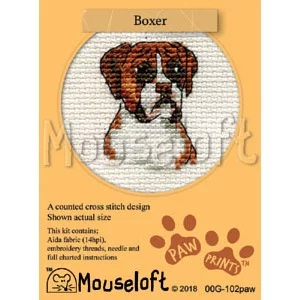 Image 1 of Mouseloft Boxer Cross Stitch Kit