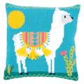 Image of Vervaco Llama Cushion Cross Stitch Kit