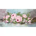 Image of Luca-S Pink Roses - Petit Point Kit Tapestry