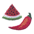 Image of VDV Melon and Pepper Brooches Craft Kit