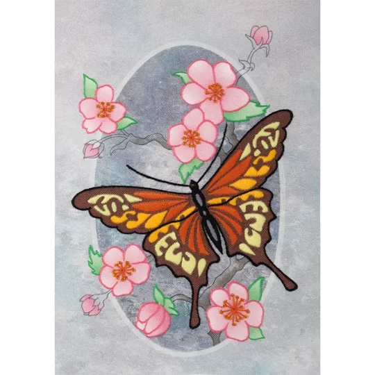 Image 1 of VDV Monarch Butterfly Embroidery Kit