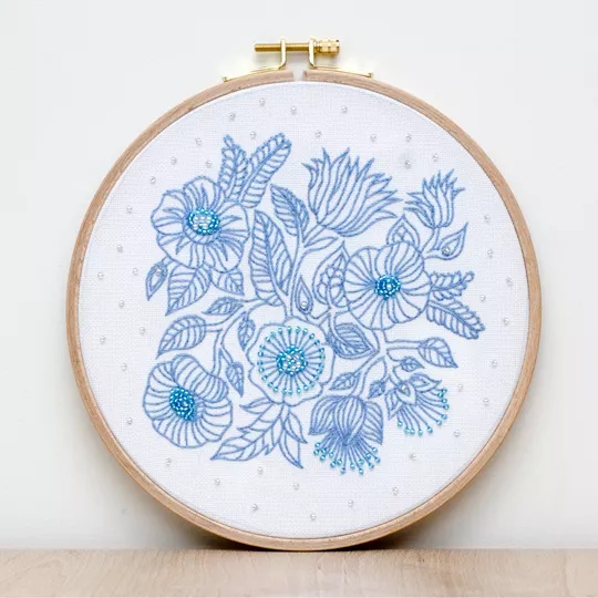 Image 1 of VDV Flower Embroidery Kit