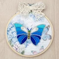 Image of VDV Blue Butterfly Embroidery Kit