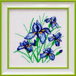 VDV Irises Cross Stitch Kit