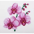 Image of VDV Pink Orchids Cross Stitch Kit