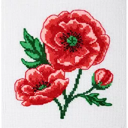 VDV Poppies Cross Stitch Kit